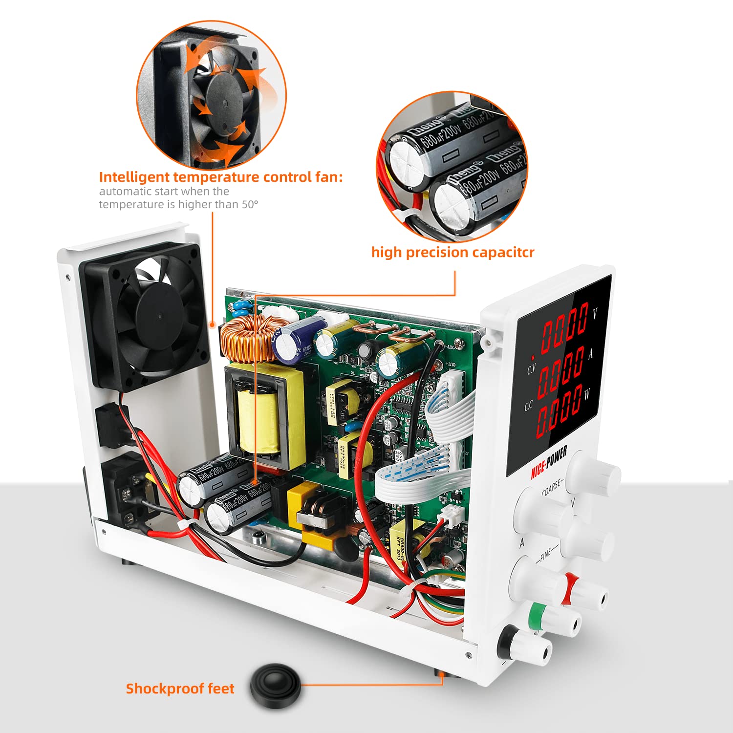 DC Power Supply SPS-305 White 30V 5A