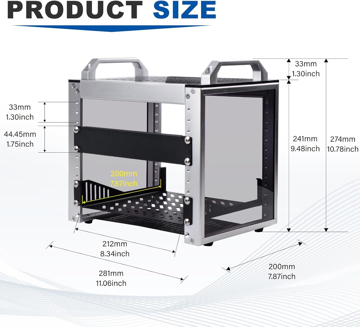 Geekpi Rack Display GeeekPi DeskPi T0 Rackmount – Robot Pi Shop