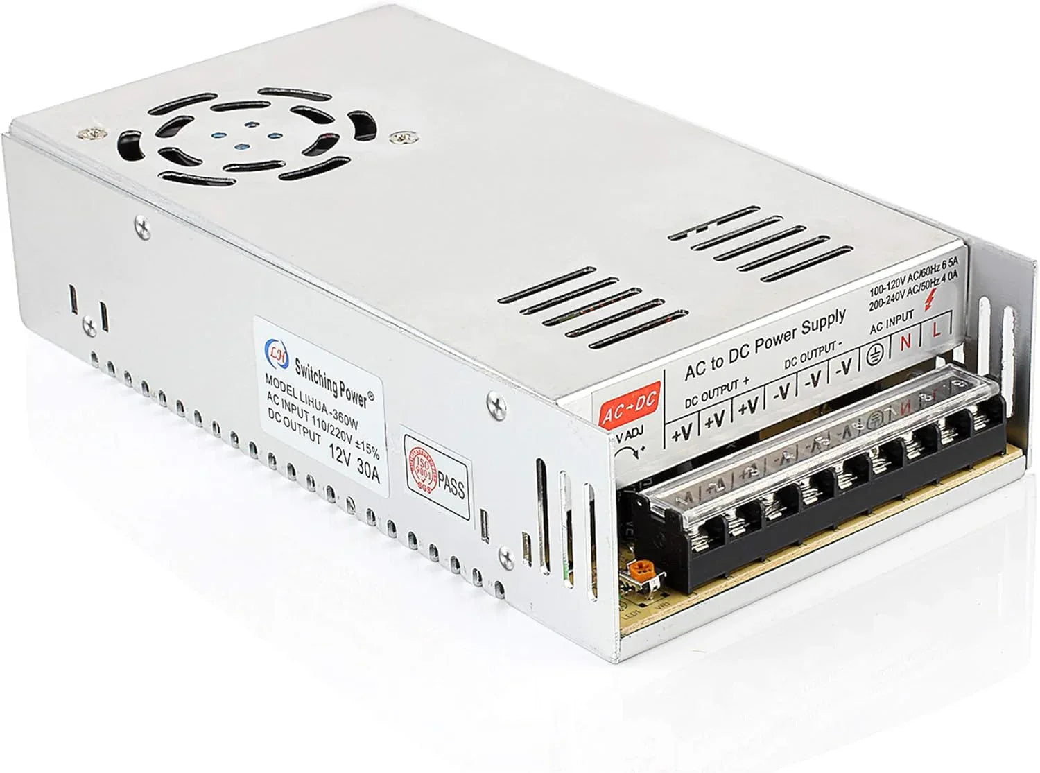 Switching Power Supply 12V 30A - Robot Pi Shop