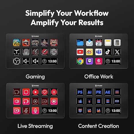 ULANZI D200 U-Studio Macro Keyboard Stream Controller