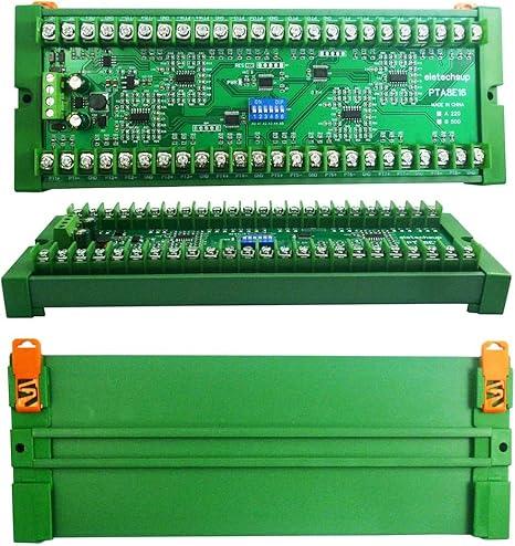 PTA8E16 16CH PT100 to RS485 Acquisition Board -40~500℃ with Rail - Robot Pi Shop