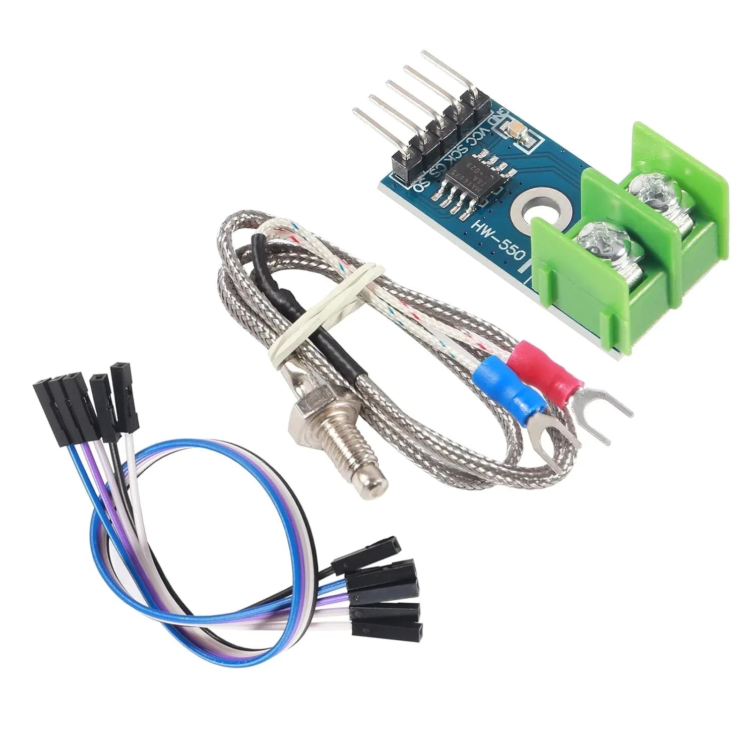 MAX6675 Module with K Type Thermocouple Sensor - Robot Pi Shop