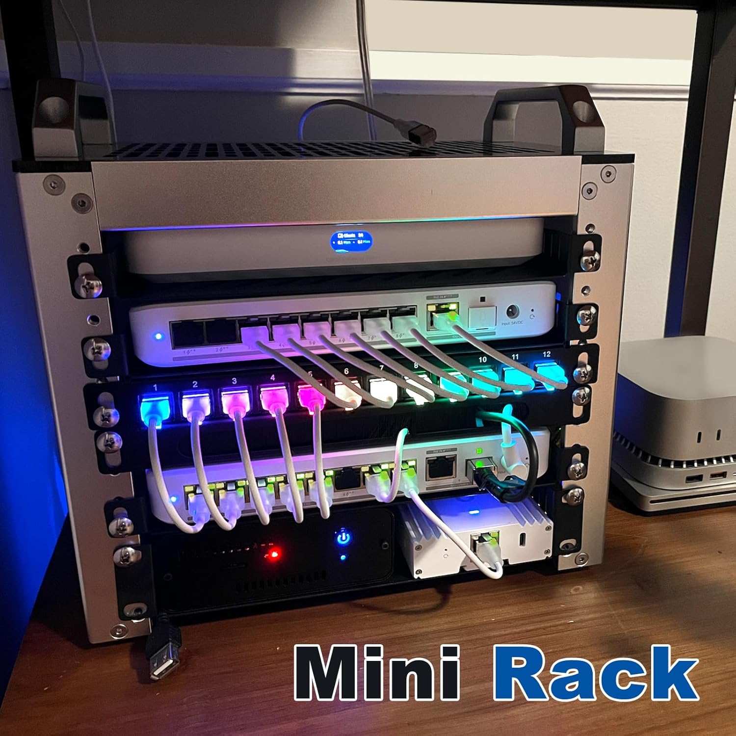 Geekpi Rack Display GeeekPi DeskPi T0 Rackmount – Robot Pi Shop