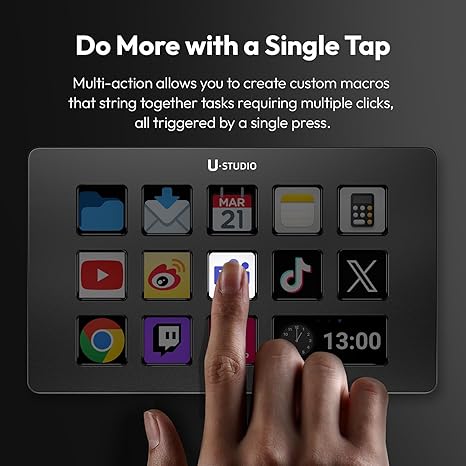 ULANZI D200 U-Studio Macro Keyboard Stream Controller