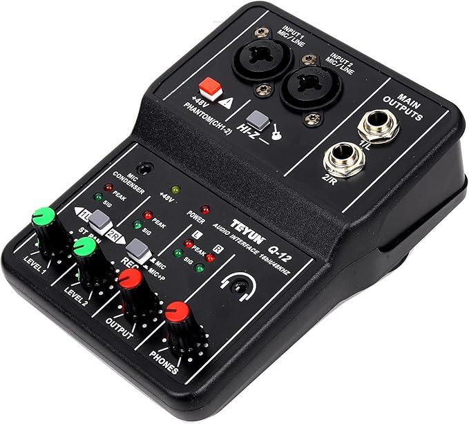 Q12 USB Audio Interface - Robot Pi Shop