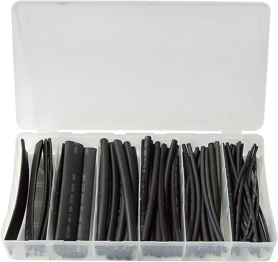 Heat Shrink Black Tubes - Robot Pi Shop