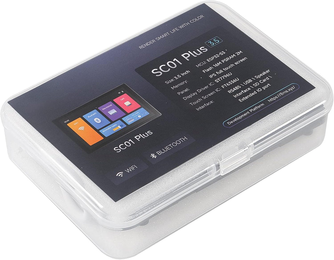 WT32-SC01 PLUS With 3.5 inch 320X480 Capacitive Multi-Touch Screen