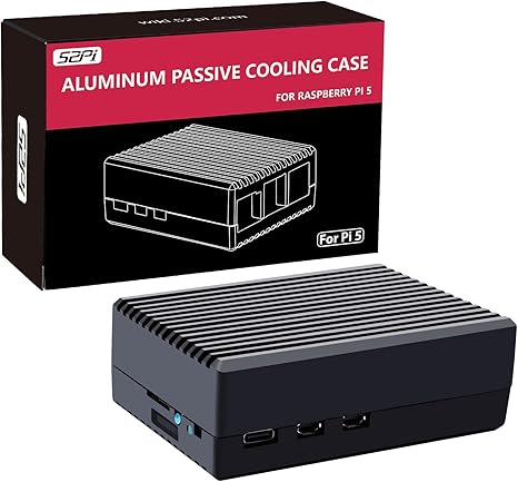 GeeekPi Aluminum Case Passive Cooler for Raspberry Pi 5