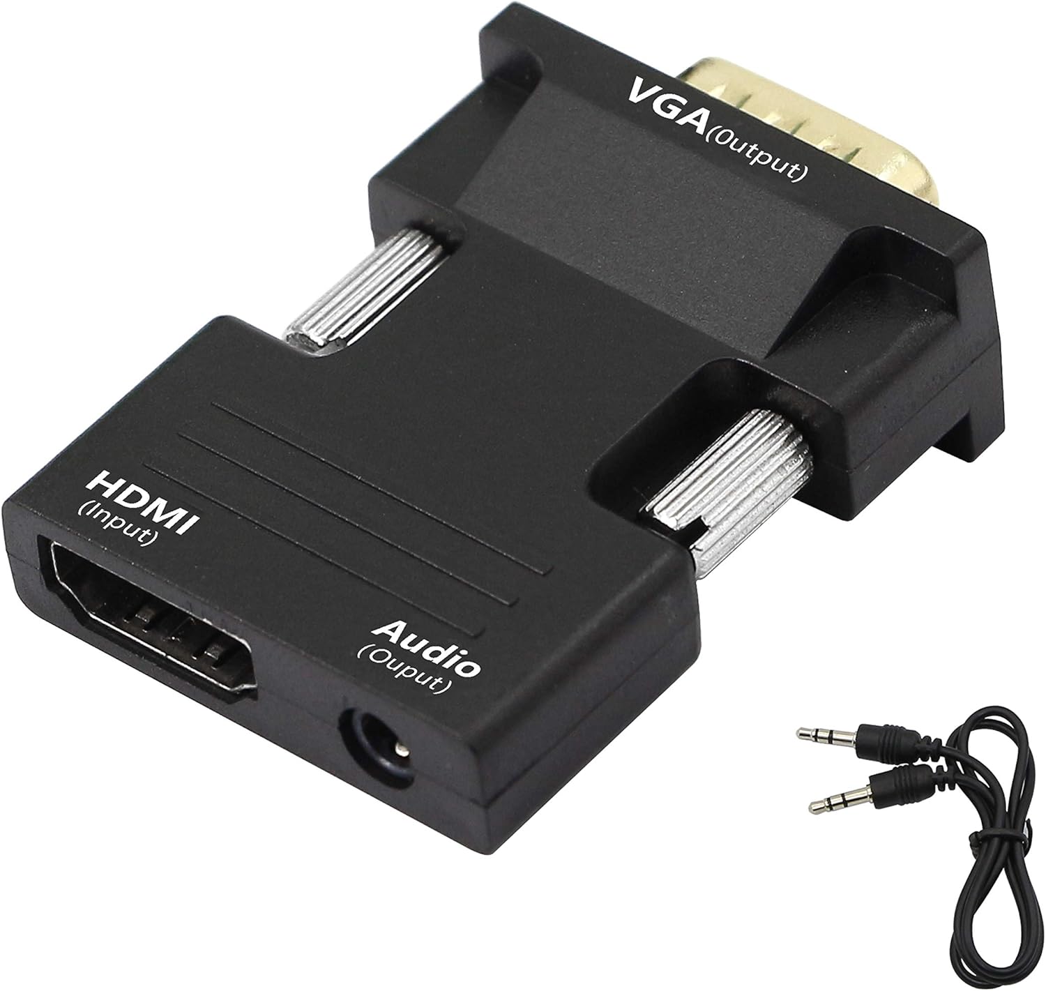 HDMI Female to VGA Male Converter with Audio