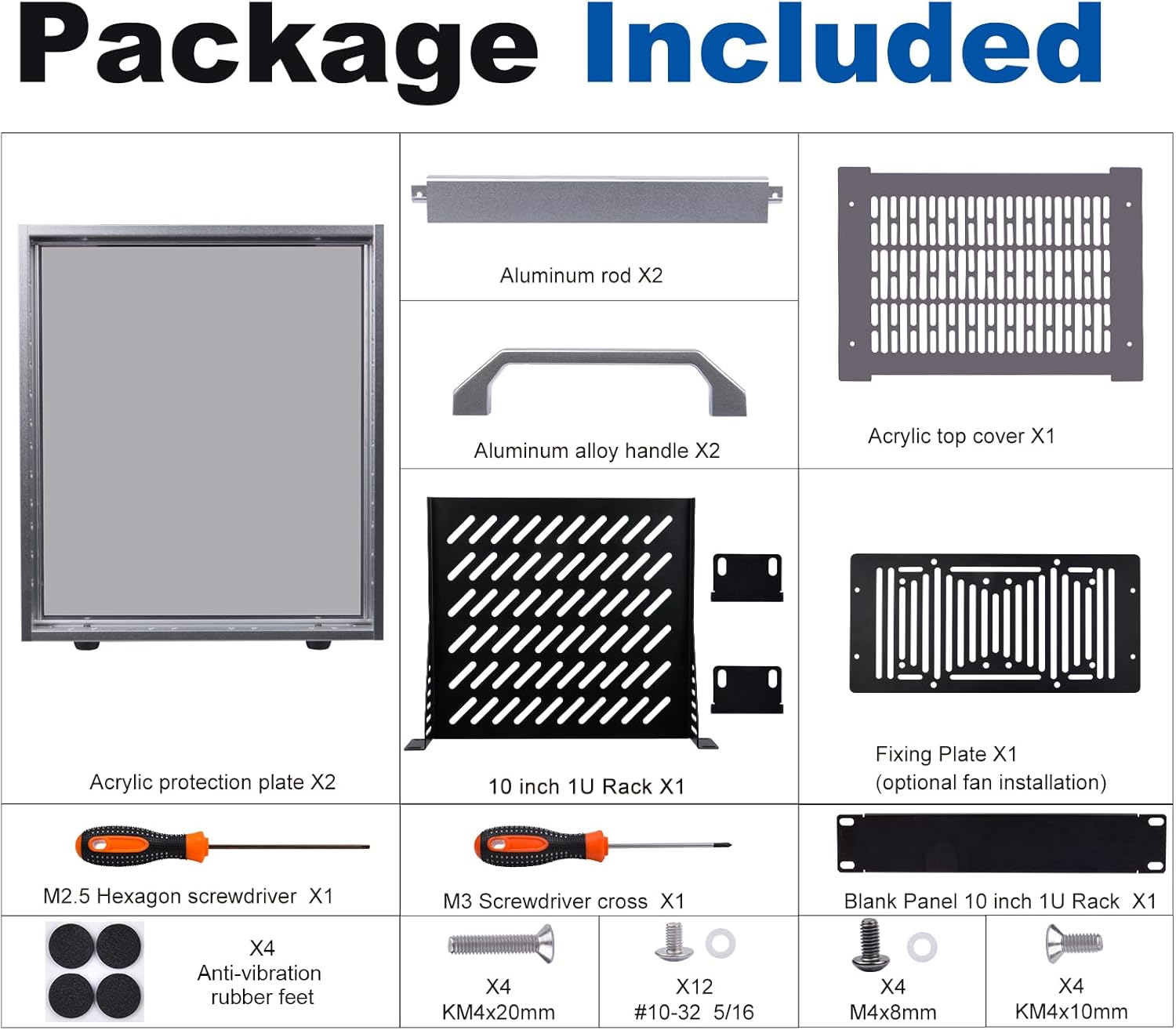 Geekpi Rack Display GeeekPi DeskPi T0 Rackmount – Robot Pi Shop