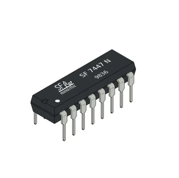 BCD7447 - 7-Segment Decoder - Robot Pi Shop