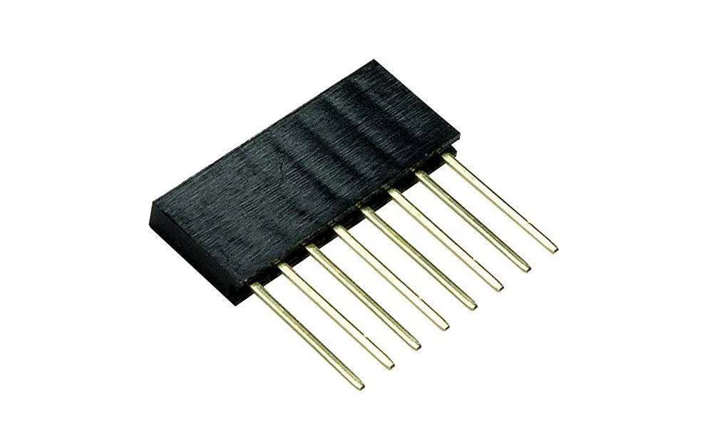 8 Pin Female tall stackable Header Connector socket - Robot Pi Shop
