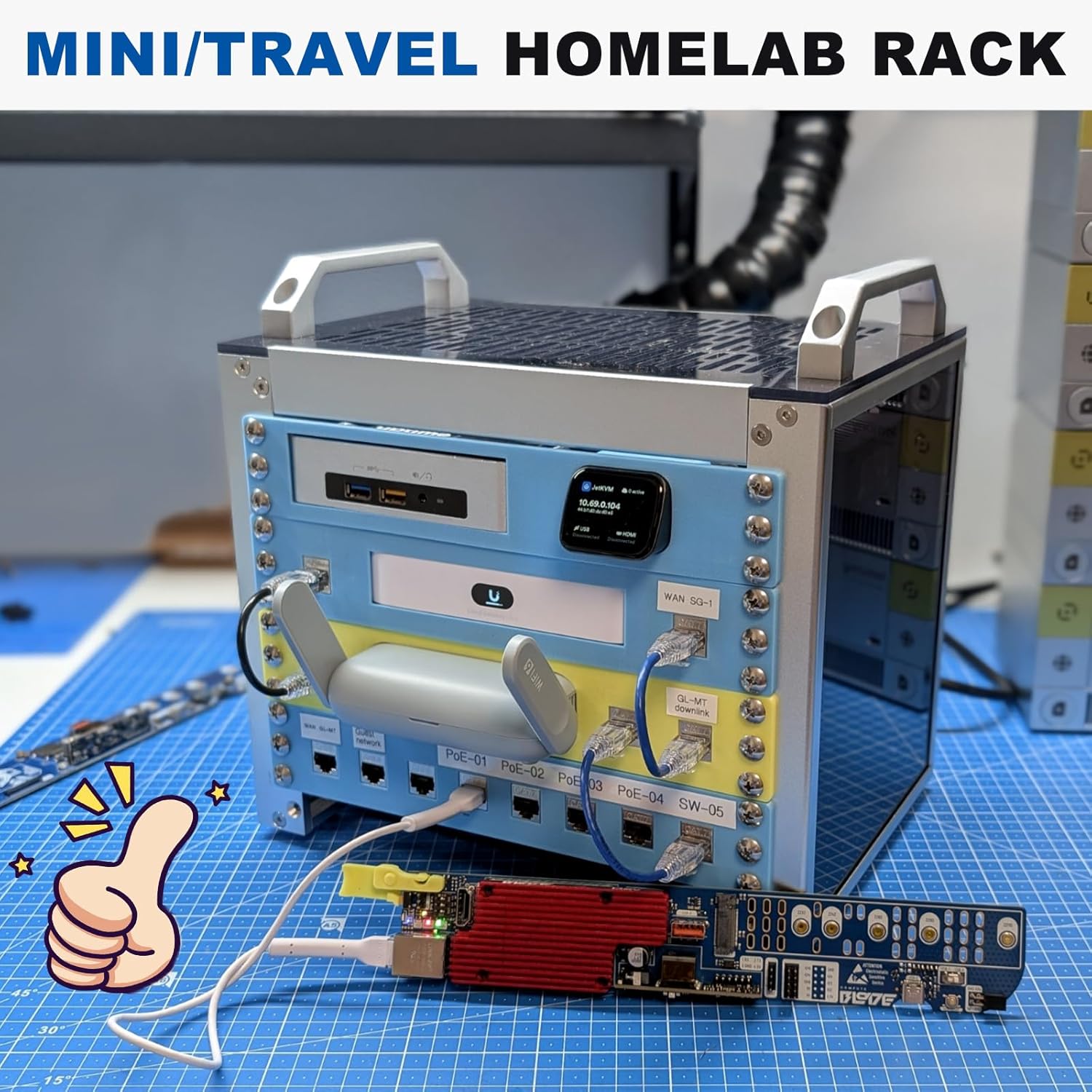GeeekPi DeskPi T0 Rackmount – Robot Pi Shop