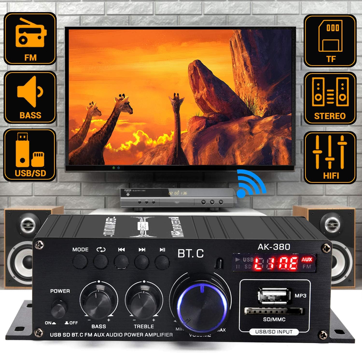 12V Mini Multifunctional Amplifier