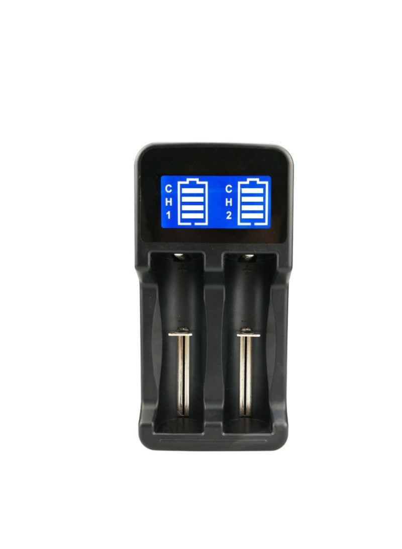 LCD Display Universal 2-Bay Smart Battery Charger YS-2
