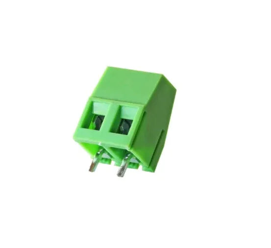 2 Pin Screw Terminal Block Connector Green - Robot Pi Shop