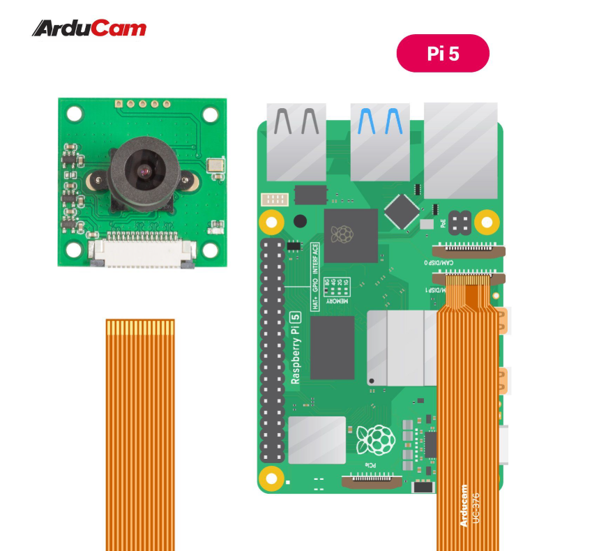 Arducam 5MP OV5647 Camera Module with M12 Lens