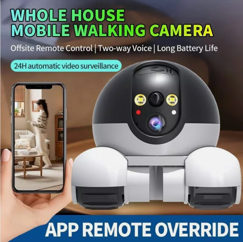 Smart Movable 2MP Dual Lens Dual Screen Pet Cat Action Robot