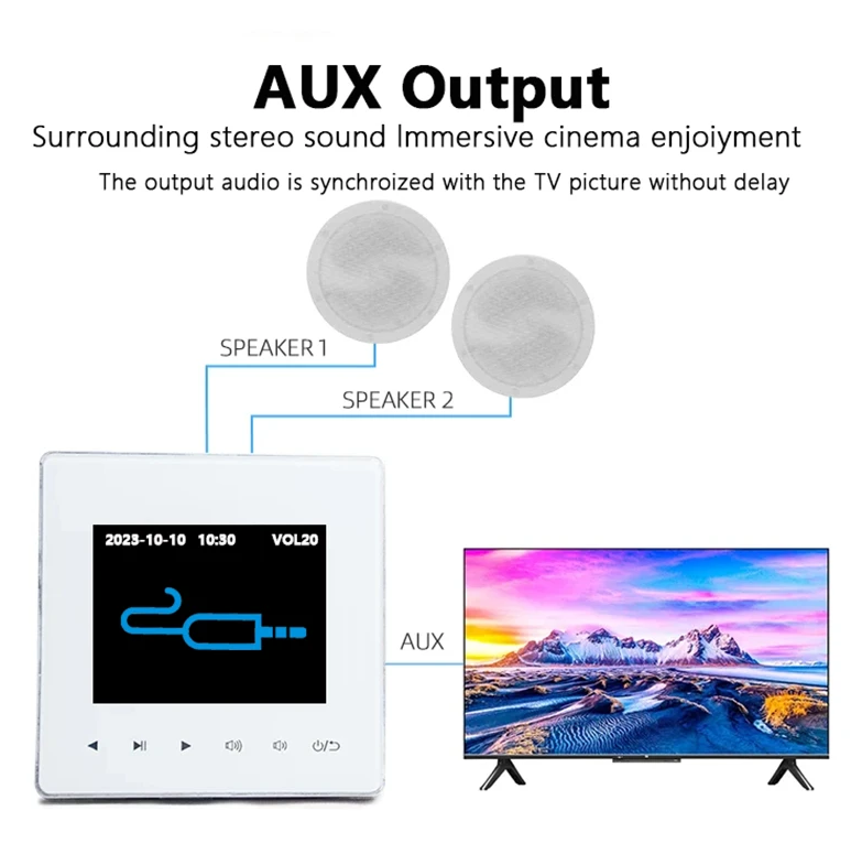 86 Bluetooth Wall Music Amplifier