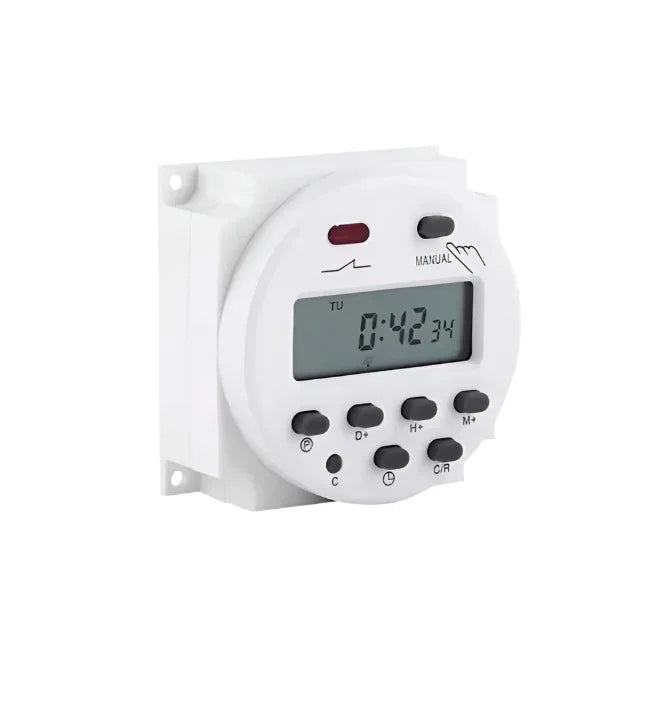 CN101A 220V LCD Digital Timer Switch - Robot Pi Shop