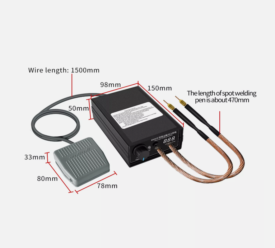 8000W Portable Spot Welding Machine