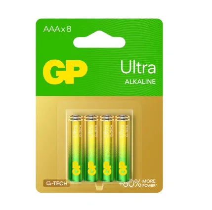GP Ultra Alkaline AAAx8 - Robot Pi Shop