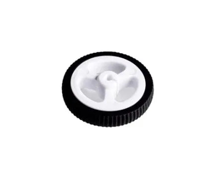 D-hole Rubber Wheel - Robot Pi Shop