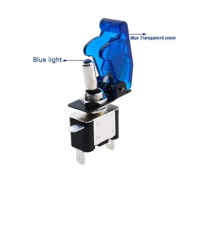 ASW-07D Toggle Switch with Light Rocker - Robot Pi Shop