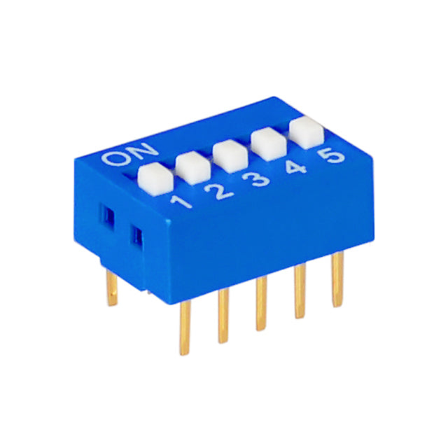 2.54mm DIP switch (SPST) 5 positions