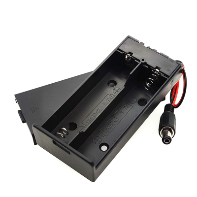 2x18650 Battery Holders with Power Plug and switch