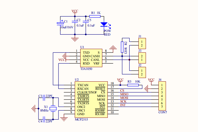 MCP2515 Controller and Transceiver Module