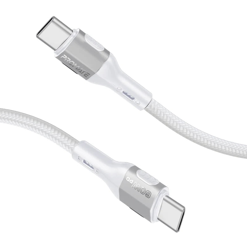 Tough-Built 60W Power Delivery USB-C Cable Black