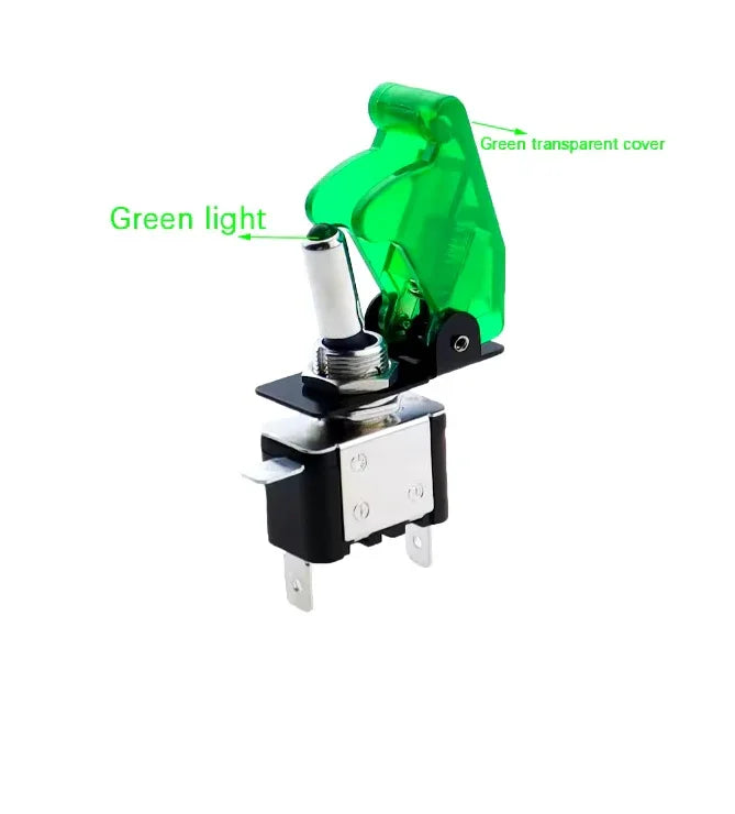 ASW-07D Toggle Switch with Light Rocker - Robot Pi Shop