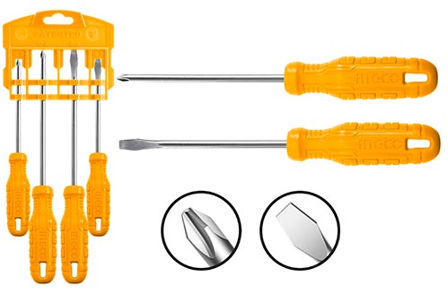 INGCO 04 Pieces Screwdriver Set