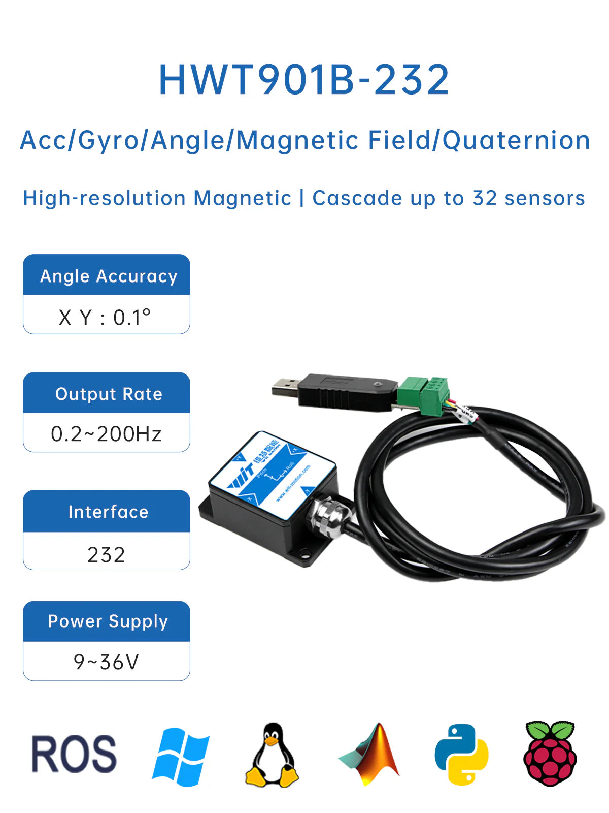MPU9250 9-axis Gyro+Angle+Digital Compass+Pa+Altitude, Mag Compensation AHRS IMU