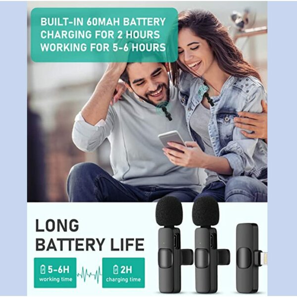 Double Wireless Microphone for Type-C