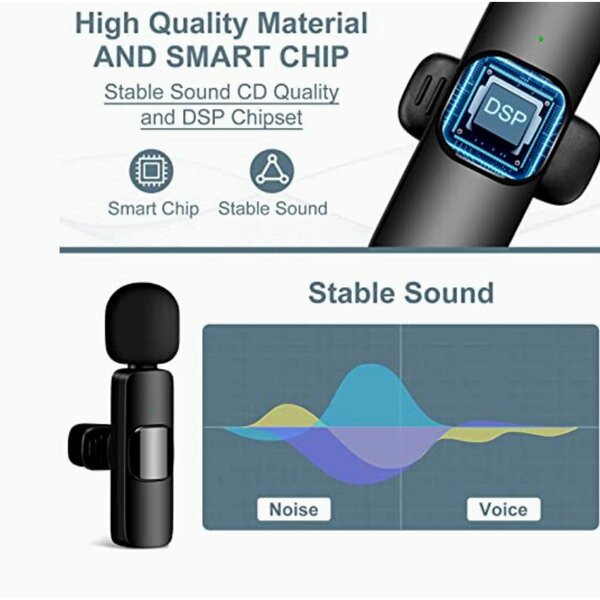 Double Wireless Microphone for Type-C
