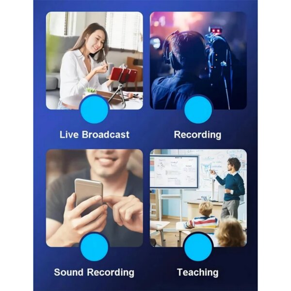 Double Wireless Microphone for Type-C