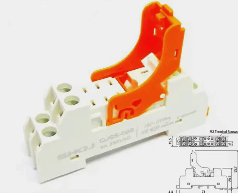 Relay Socket QJS2 - Robot Pi Shop