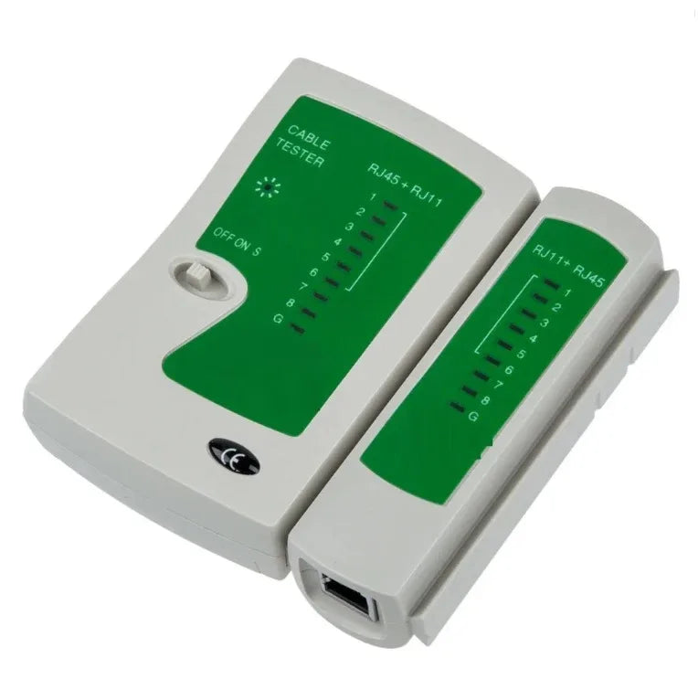 Network RJ45 RJ11 Cable Tester 468 with Remote - Robot Pi Shop