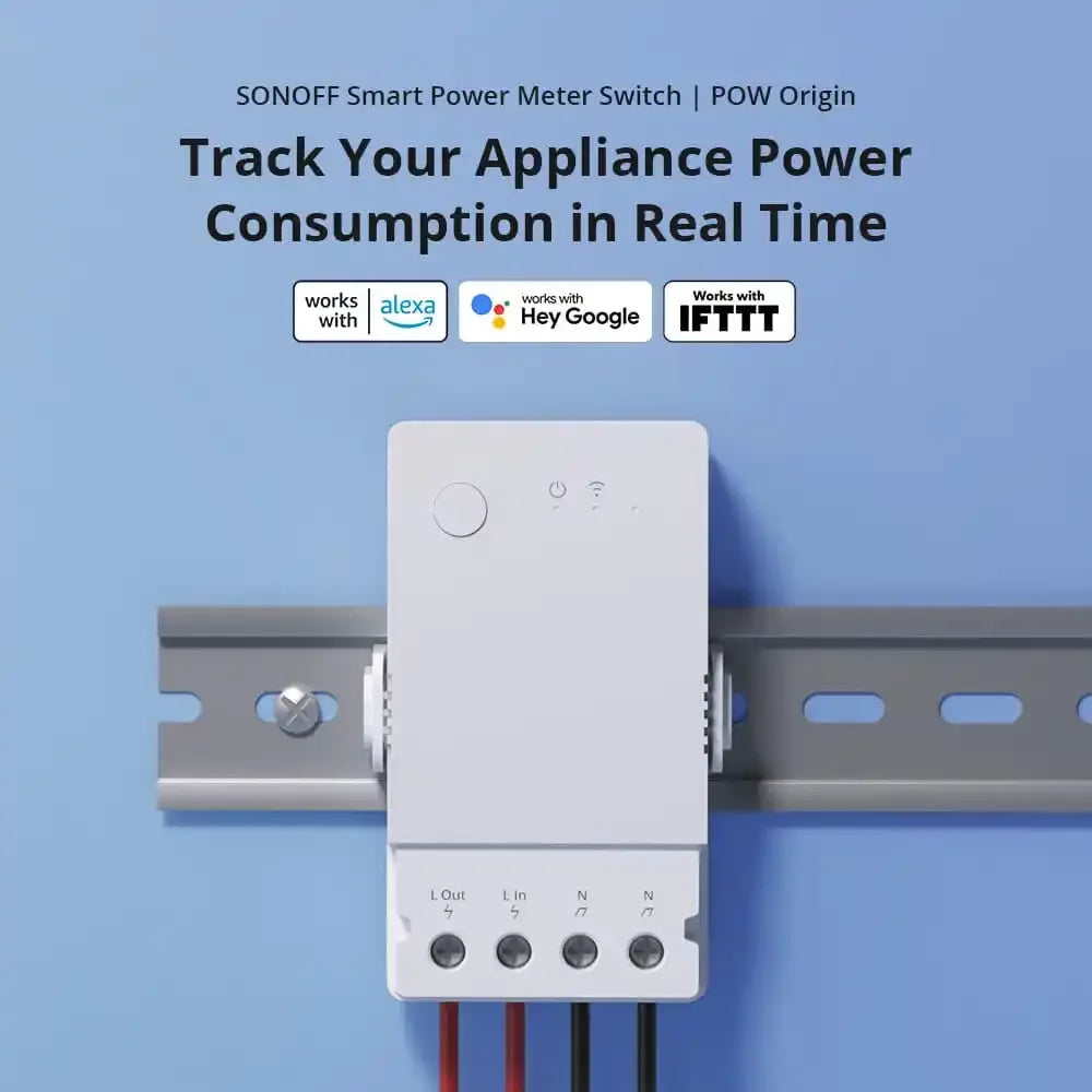 SONOFF POW Origin Smart Power Meter Switch 16A - Robot Pi Shop