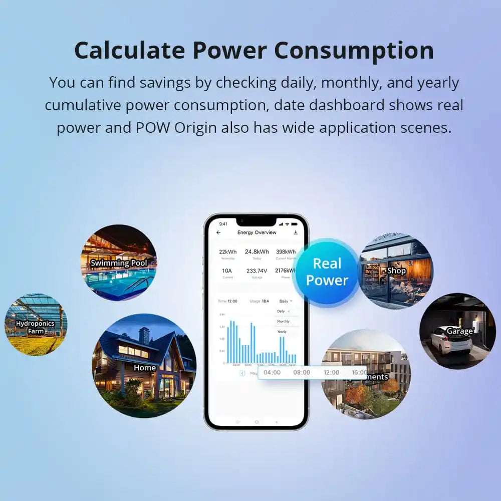 SONOFF POW Origin Smart Power Meter Switch 16A