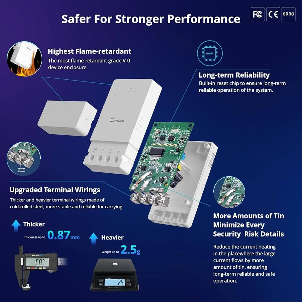 SONOFF POW Origin Smart Power Meter Switch 16A