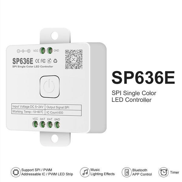 SP636E SPI Single Color LED Controller