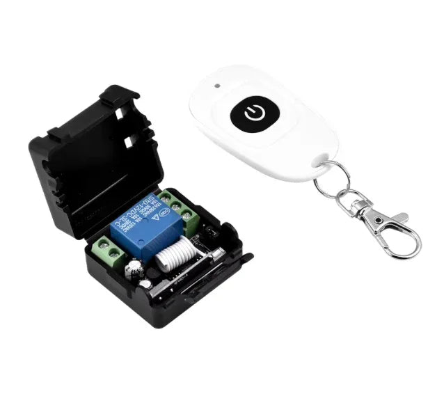DC 12V Single Channel Relay Module RF Wireless Switch Receiver + Remote Control Transmitter - Robot Pi Shop