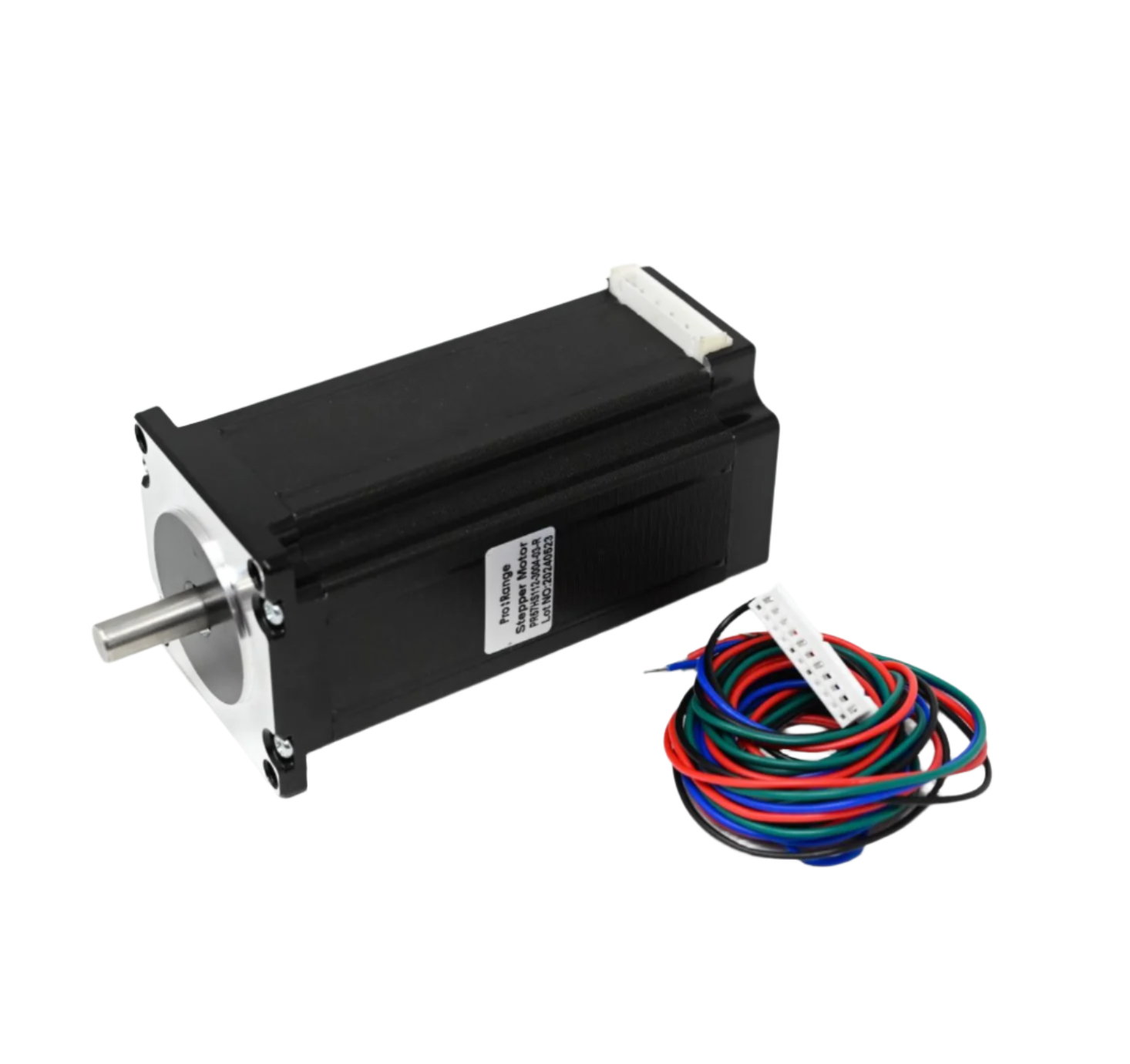 JK57HS112-3004-03 NEMA23 30.61 kg-cm Hybrid Bipolar Stepper Motor – D-Type Shaft