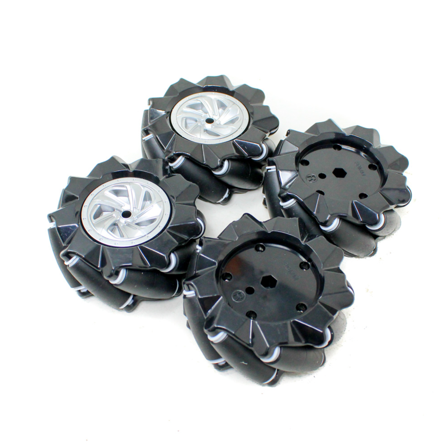 80mm-A Mecanum Wheel Compatible with 6.7mm Coupling Black
