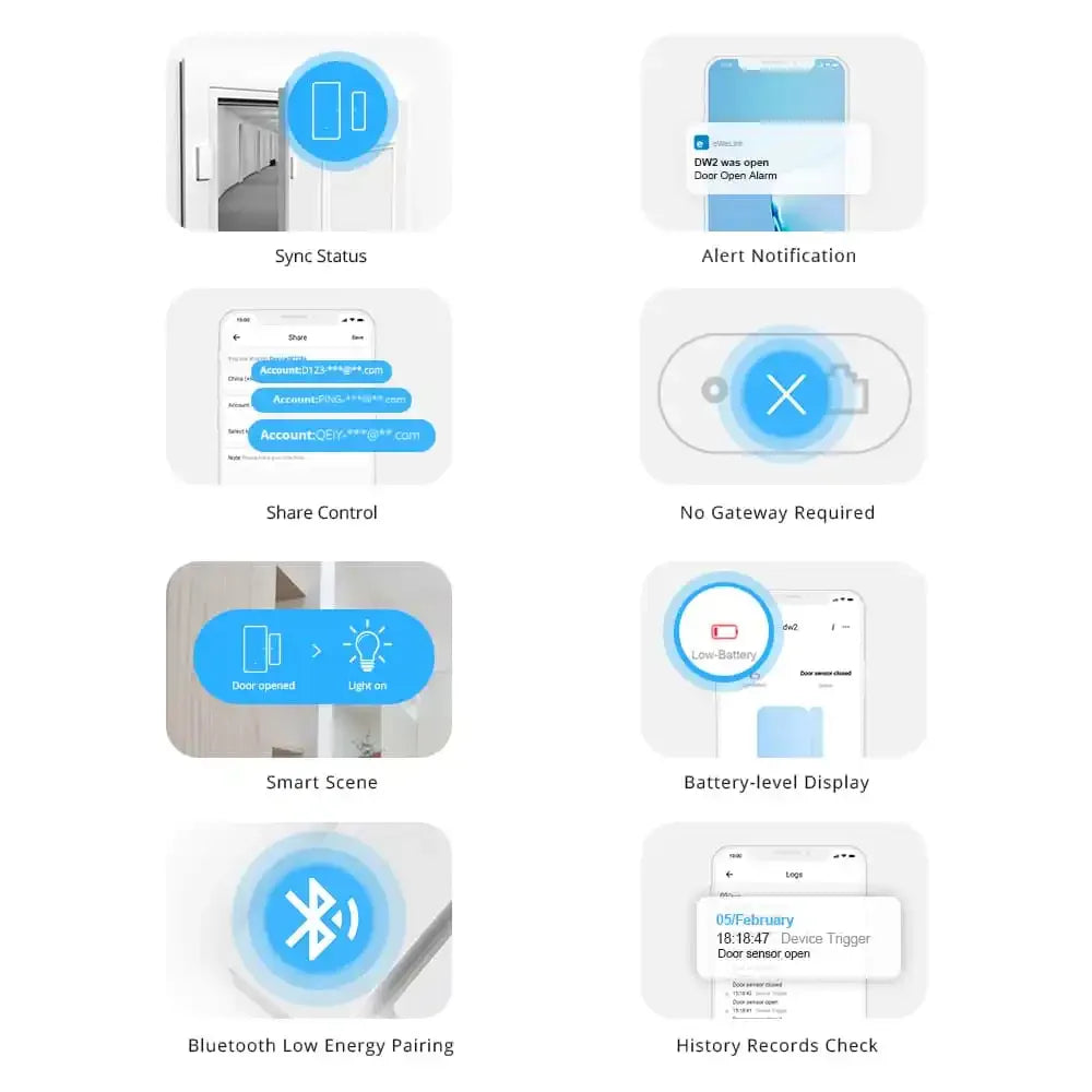 Sonoff Wi-Fi Door/Window Sensor DW2 - Robot Pi Shop