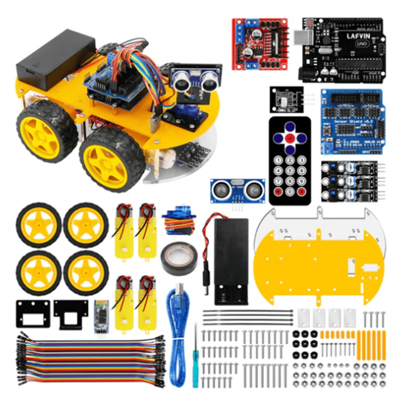 Bluetooth Multi-Function Robot Car Kit