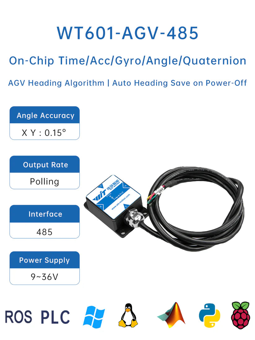 3-axis IMU Inertial Navigation ROS Robot Module, MEMS Tilt Angle Sensor, built-in DOF Crystal Gyroscope